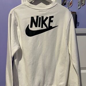 Nike Classic White Sweatshirt